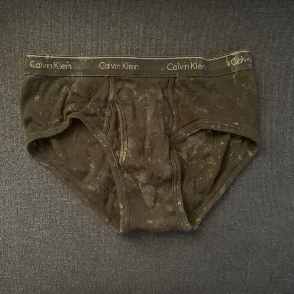Custom Black Briefs Size M